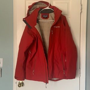 Red ski jacket